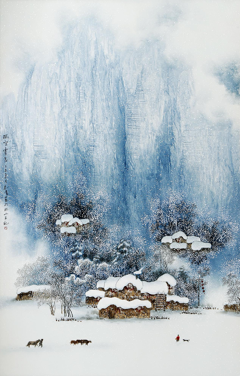 1576572092754219.png 中国工艺美术大师刘伟在美加墨世界杯官方中文网站进行瓷画示范